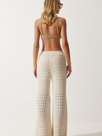 Happiness İstanbul Широкий Штаны в Бежевый