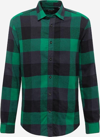 Only & Sons Overhemd 'GUDMUND' in Groen: voorkant