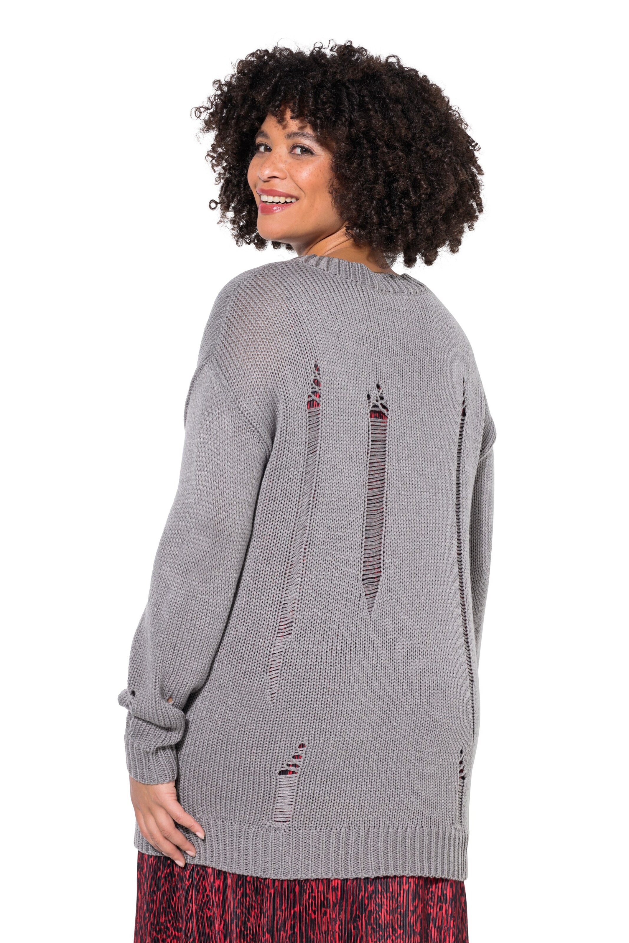 Angel of Style Pullover in Grau