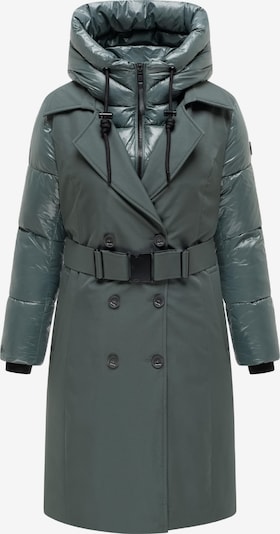 NAVAHOO Mantel 'City-Glow 14' in XS in jade, Produktansicht