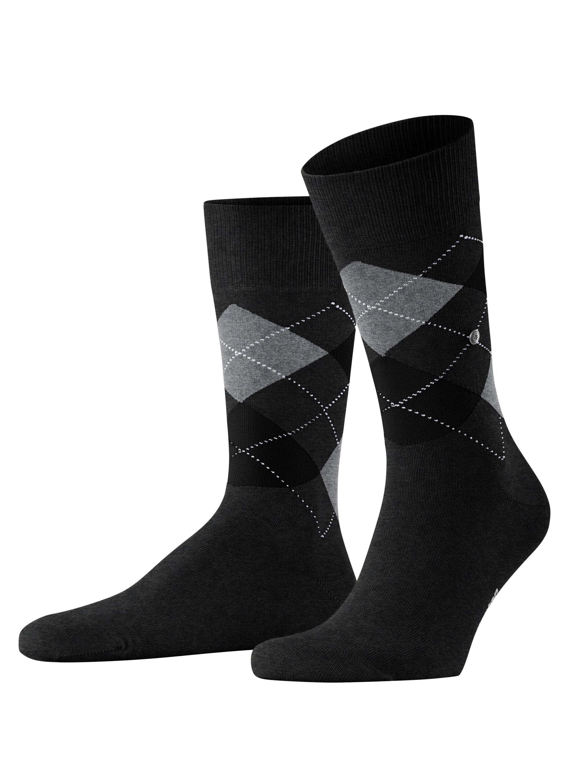 BURLINGTON Socks 'King' in Grey: front
