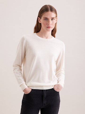 SEIDENSTICKER Pullover in Weiß