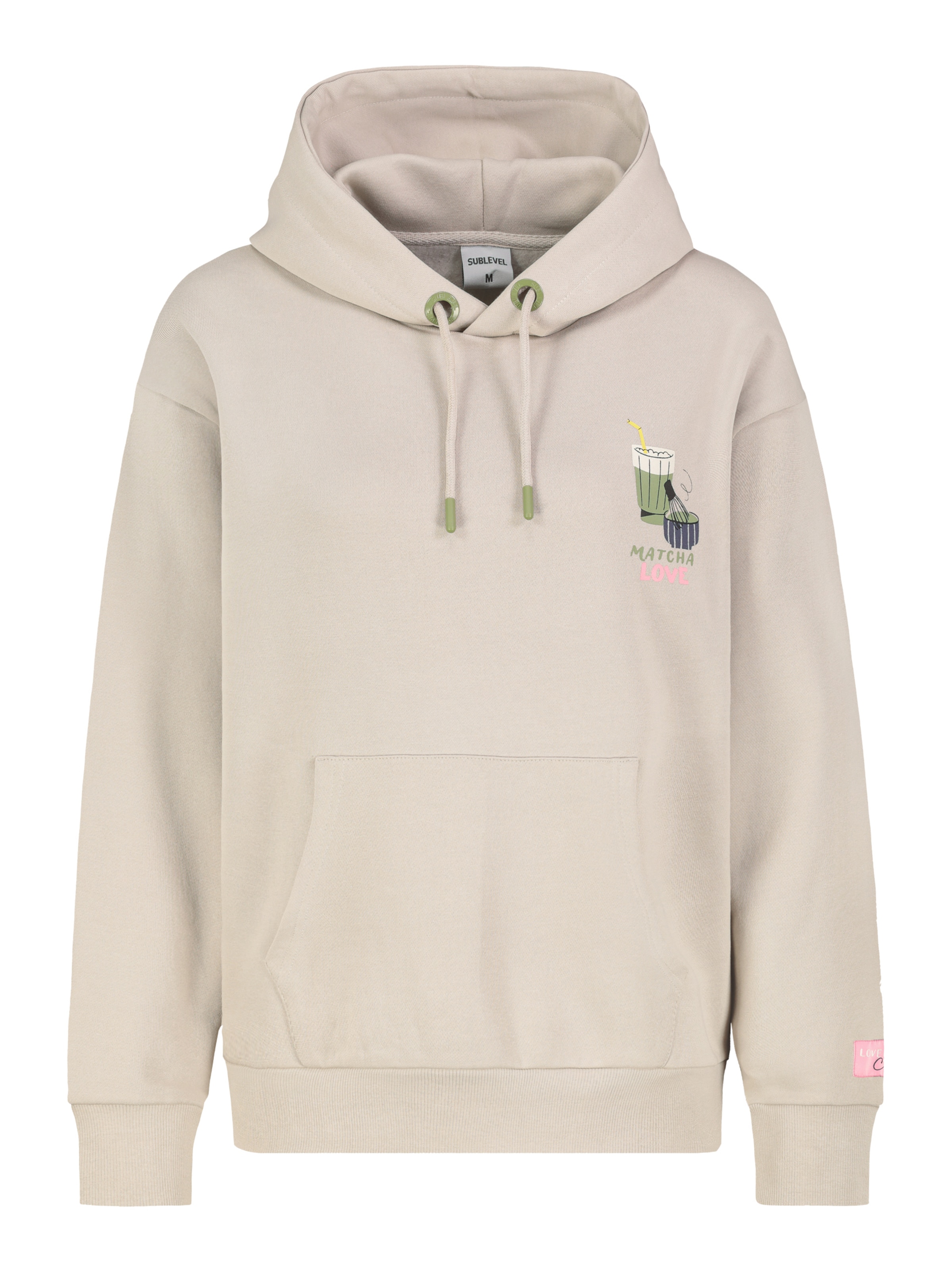Sublevel Sweatshirt in Beige: Vorderseite