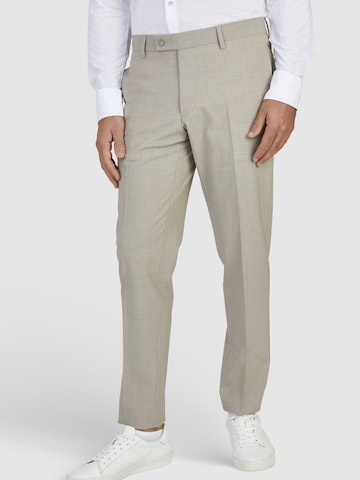 HECHTER PARIS Slim fit Pants in Grey: front