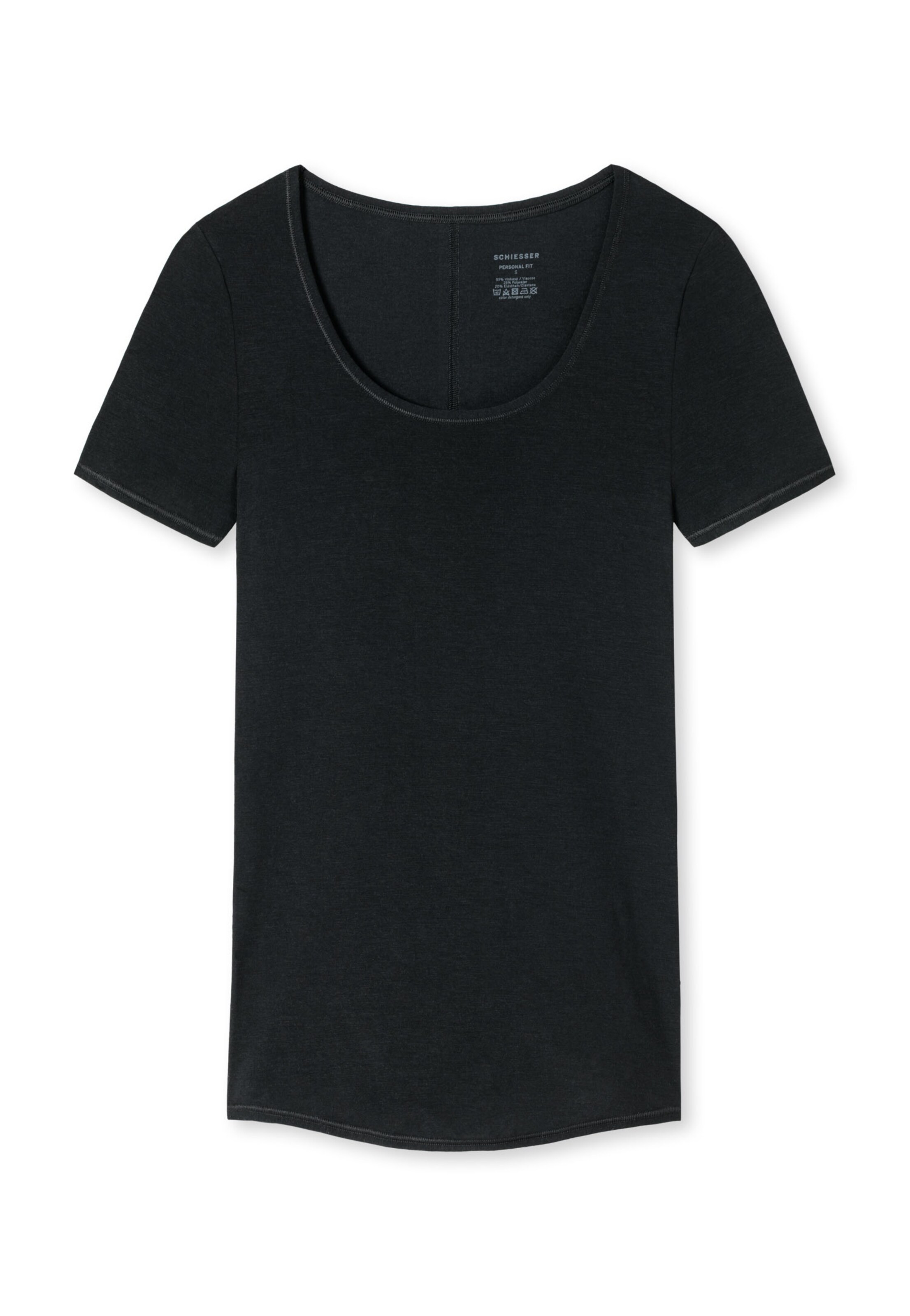 SCHIESSER Undershirt in Black