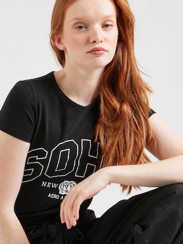 T-shirt 'SOHO' AÉROPOSTALE en noir