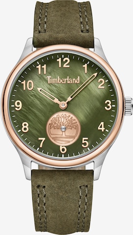 TIMBERLAND Analoog horloge 'LADIES HENNIKER 5' in Groen: voorkant