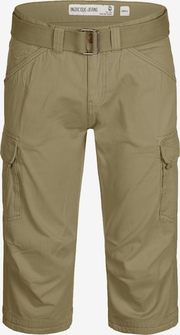 INDICODE JEANS Regular Shorts 'Nicolas' in Beige: predná strana