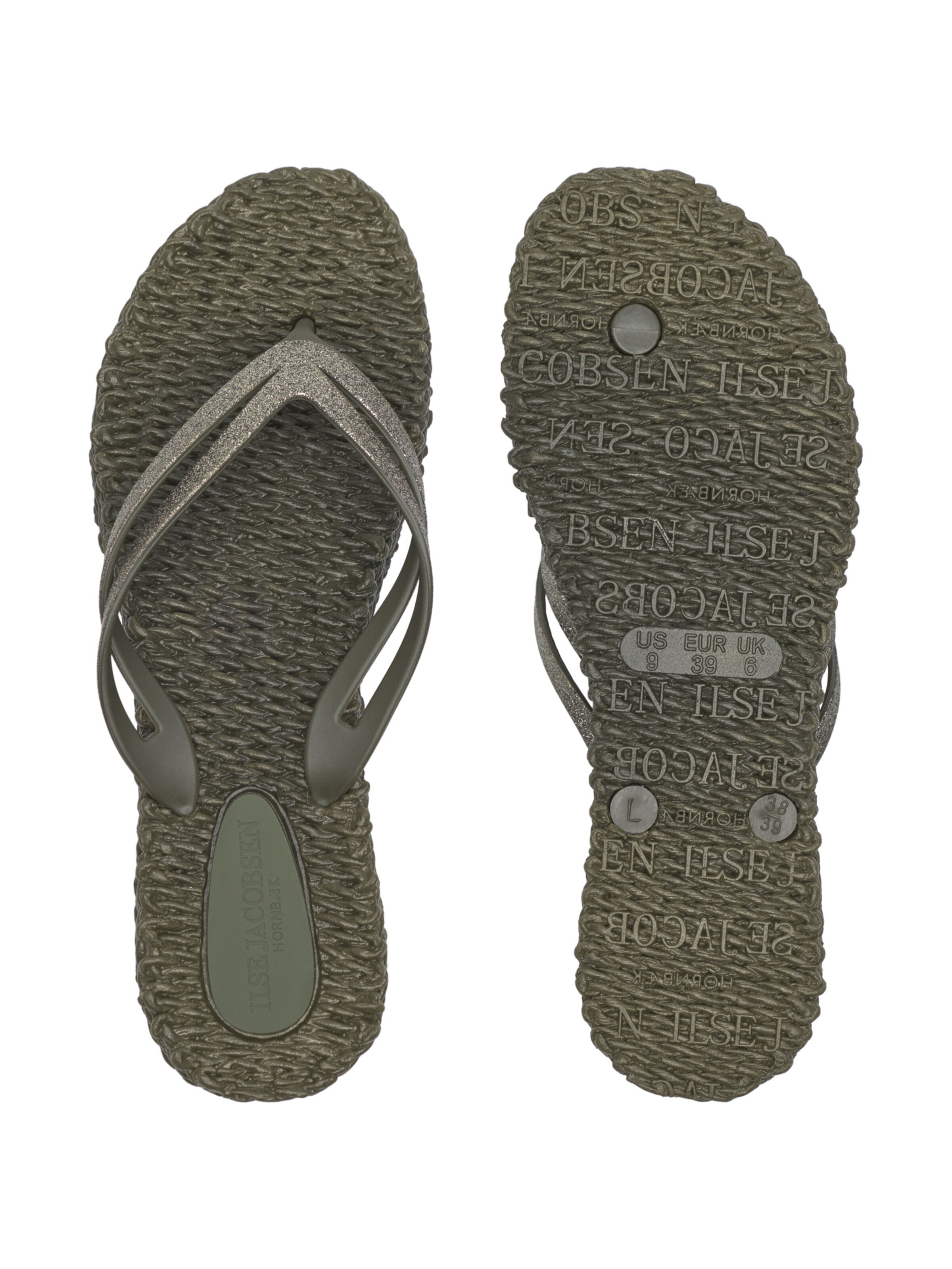 ILSE JACOBSEN Teenslipper 'CHEERFUL13' in Groen