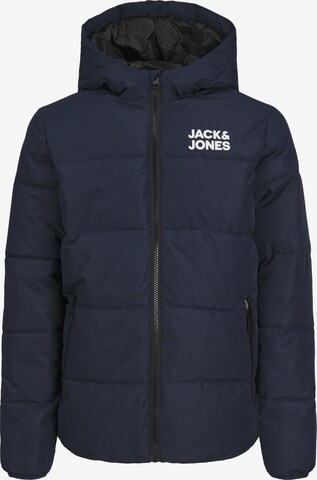 Veste fonctionnelle Jack & Jones Junior en bleu : devant