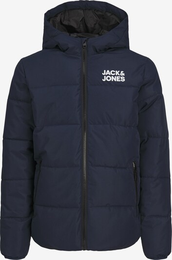 Jack & Jones Junior Veste fonctionnelle en bleu marine / blanc, Vue avec produit