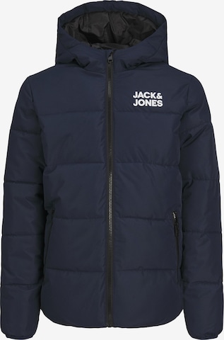 Jack & Jones Junior Functionele jas in Blauw: voorkant
