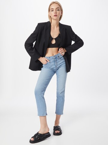 Madewell Слим фит Дънки в синьо