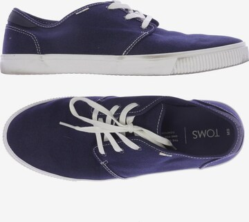 TOMS Sneakers & Trainers in 42 in Blue: front