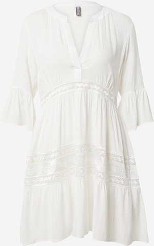 LingaDore Plážové šaty – bílá: přední strana