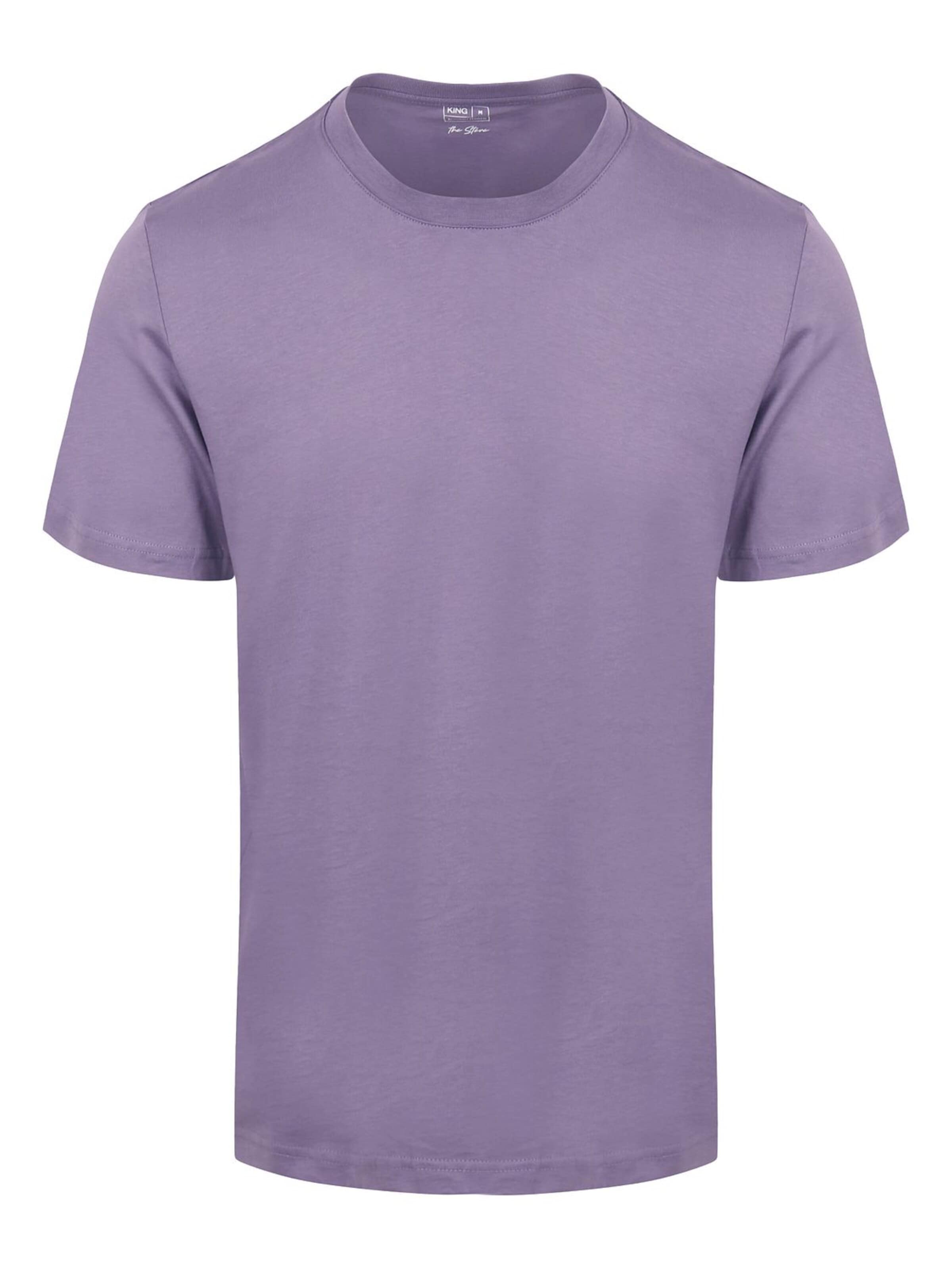 KING Essentials Shirt 'The Steve' in Purple: front