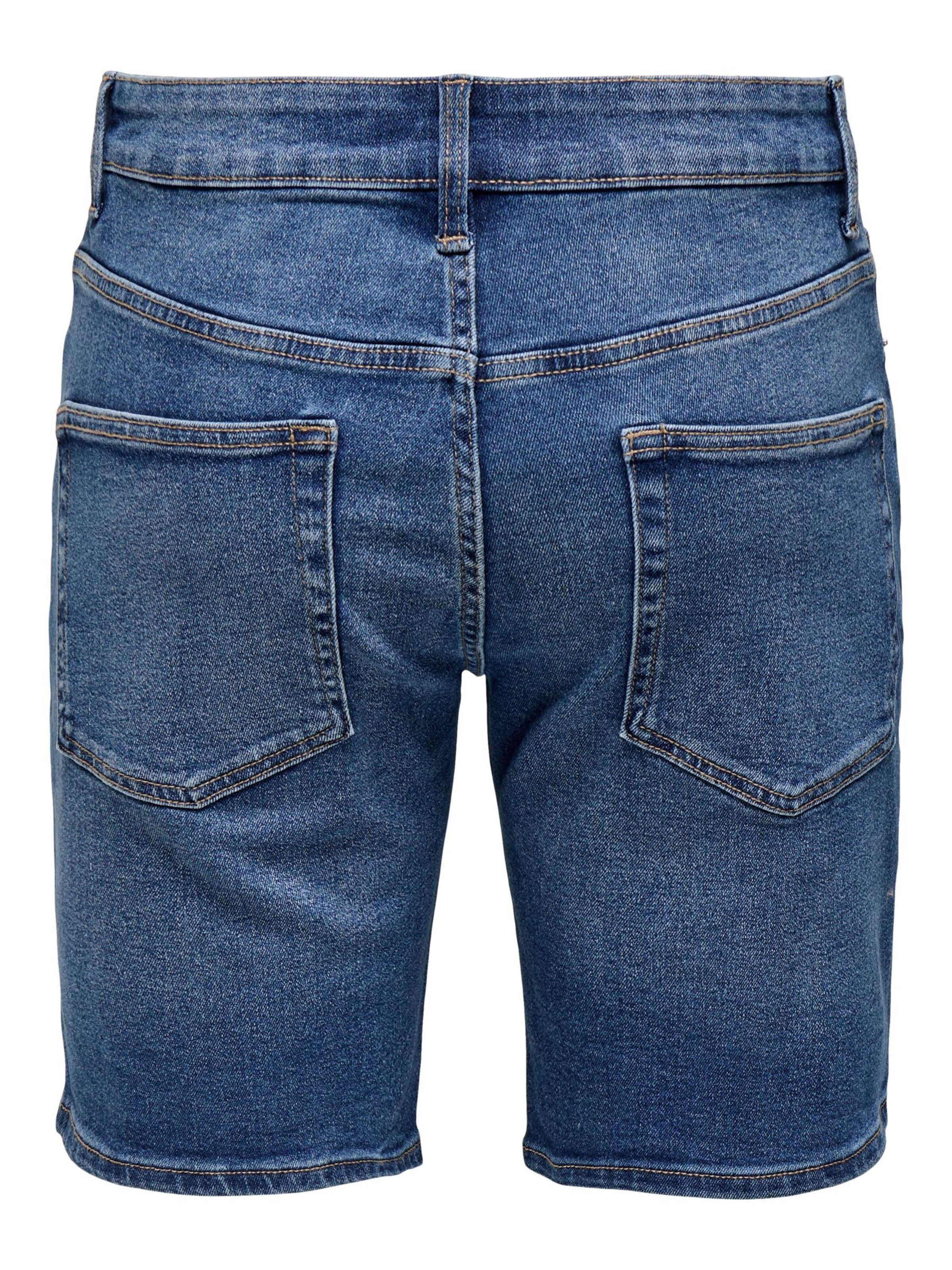 Only & Sons Regular Shorts 'ONSWeft' in Blau
