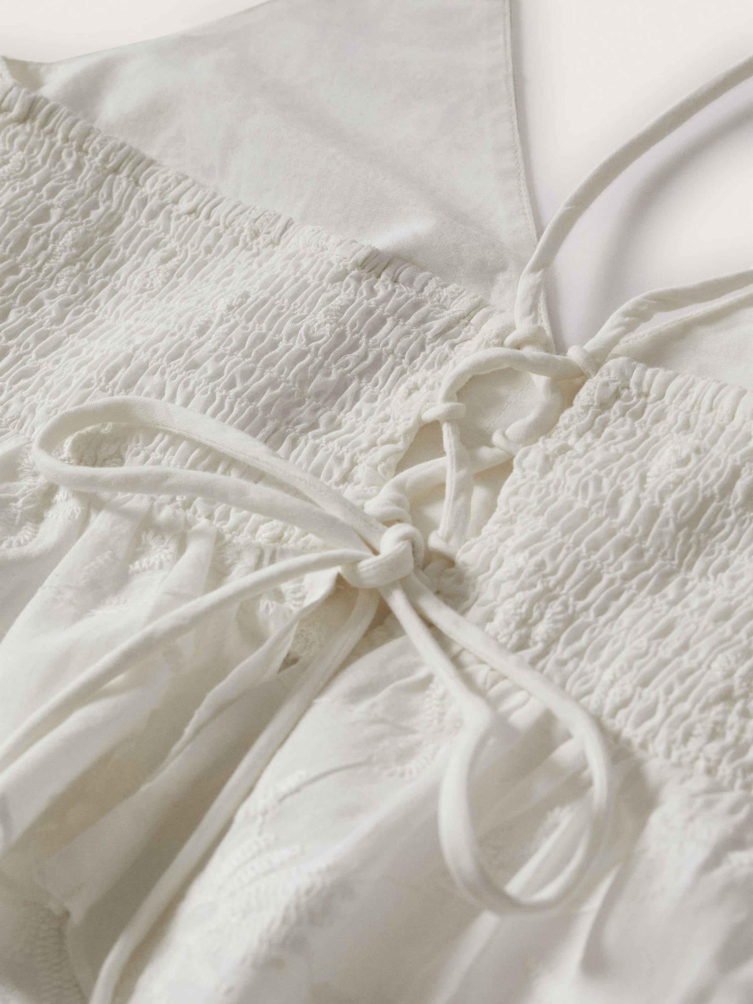 Haut 'BLANQUI' MANGO en blanc