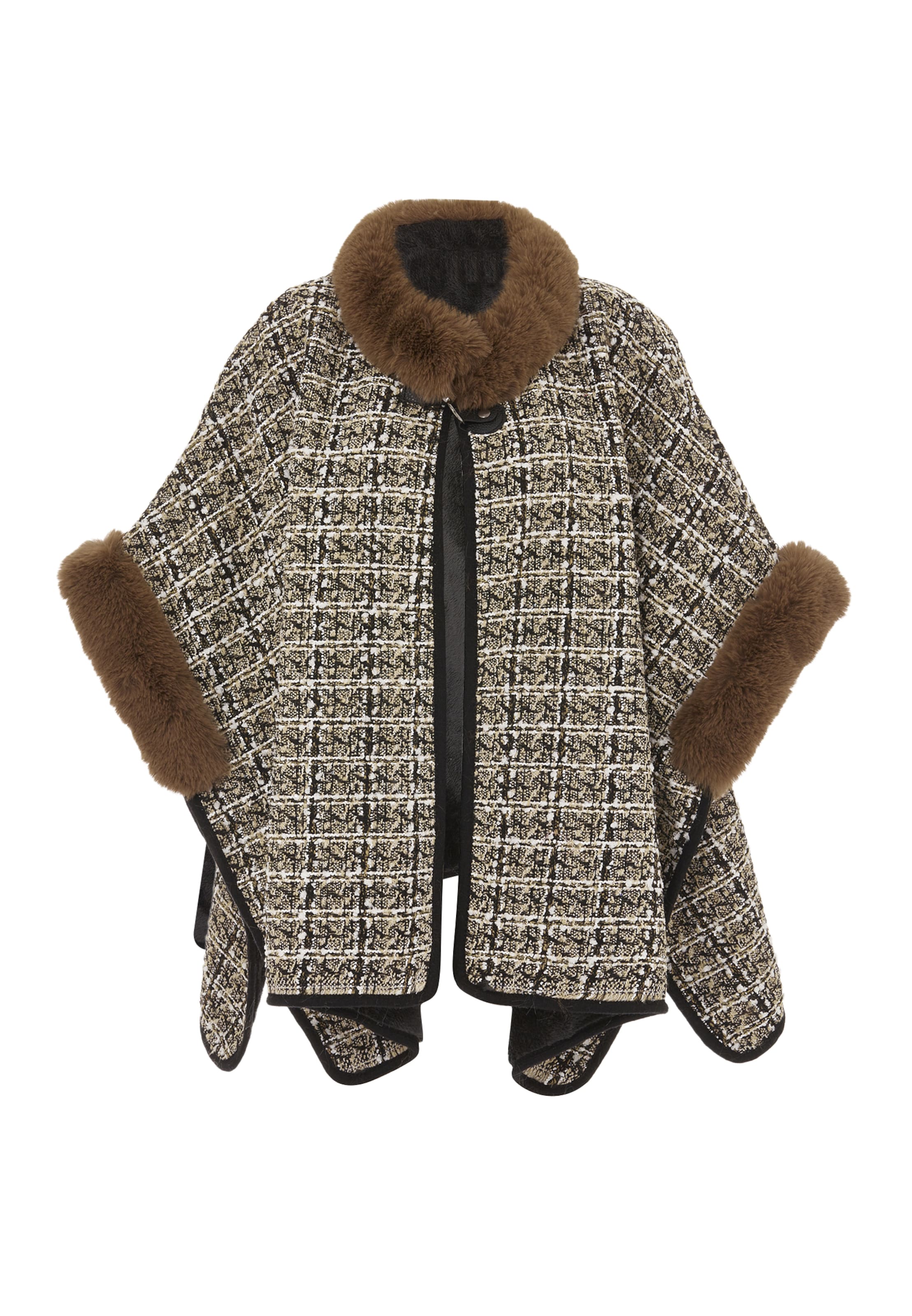 CHANI Cape in Brown: front