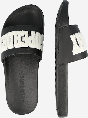 Superdry Pantolette in Schwarz