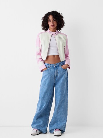 Veste mi-saison Bershka en rose