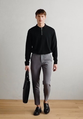 Lindbergh Slimfit Spodnie w kant 'Club' w kolorze szary