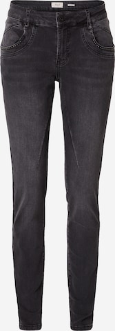 PULZ Jeans Skinny Farkut 'MARY' värissä harmaa: edessä