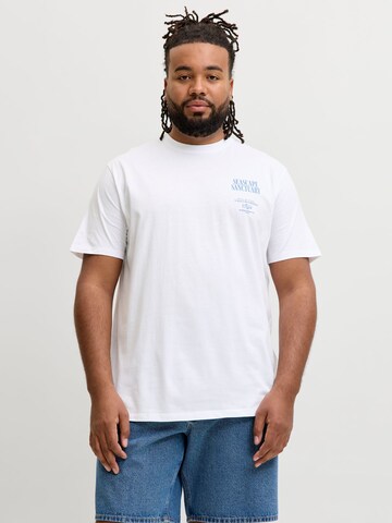 JACK & JONES Shirt in Wit: voorkant