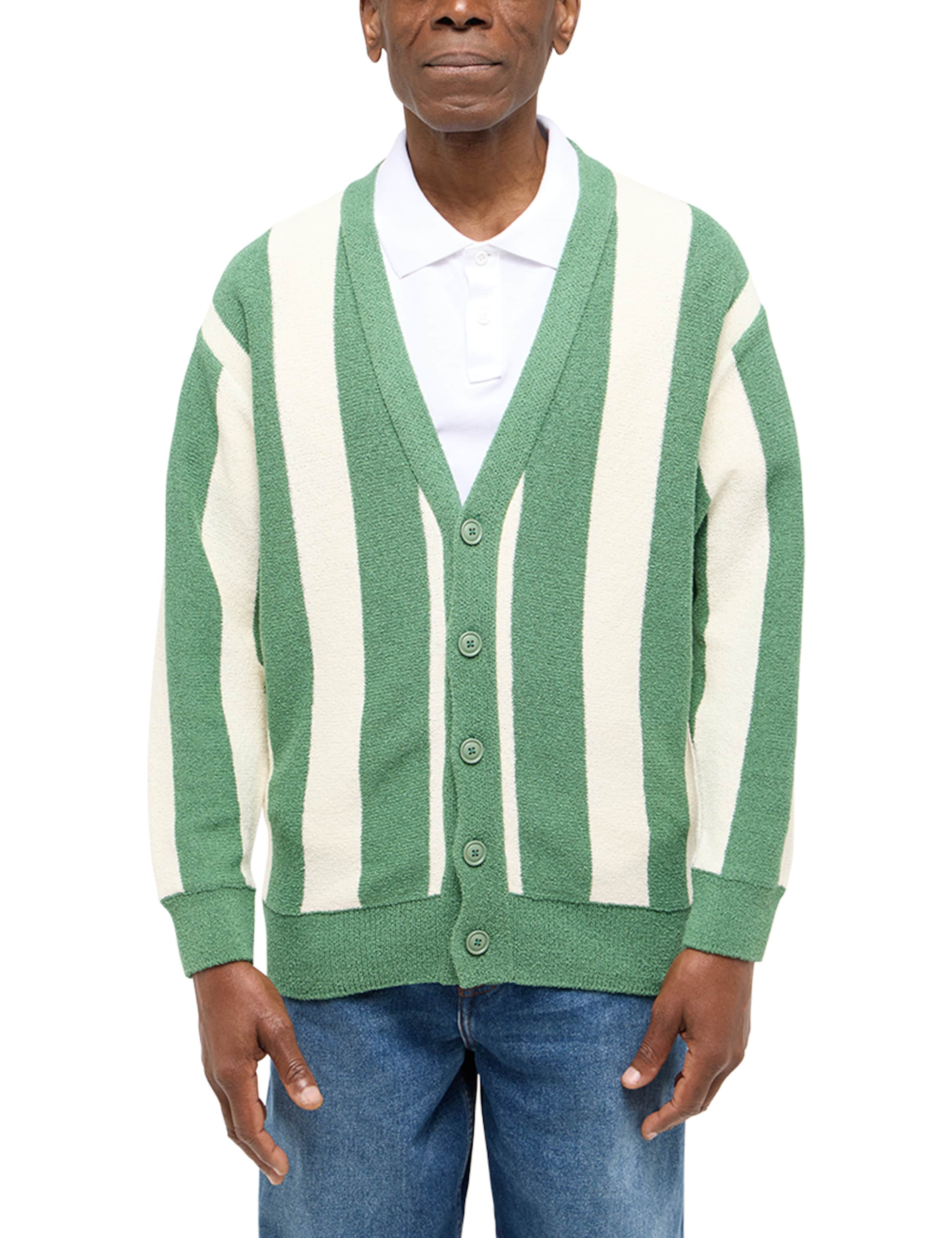 MUSTANG Kardigán 'Edgar' - zöld