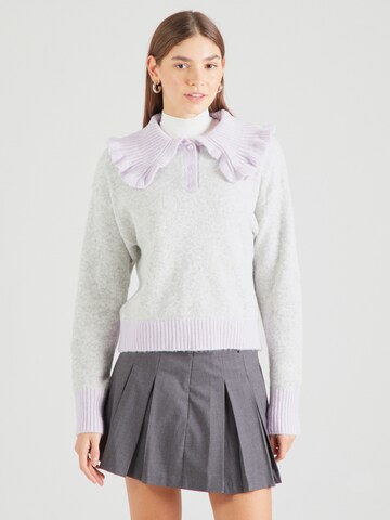 Monki Sweater in Grey: front