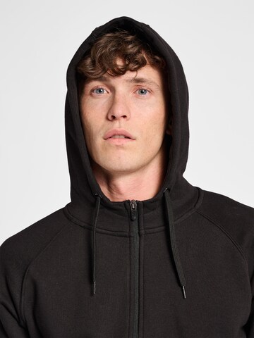 Hummel Zip-Up Hoodie in Black