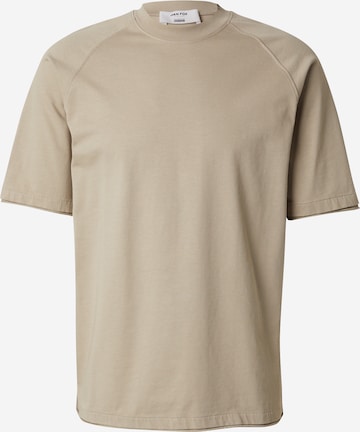 T-Shirt 'Rafael' DAN FOX APPAREL en beige : devant