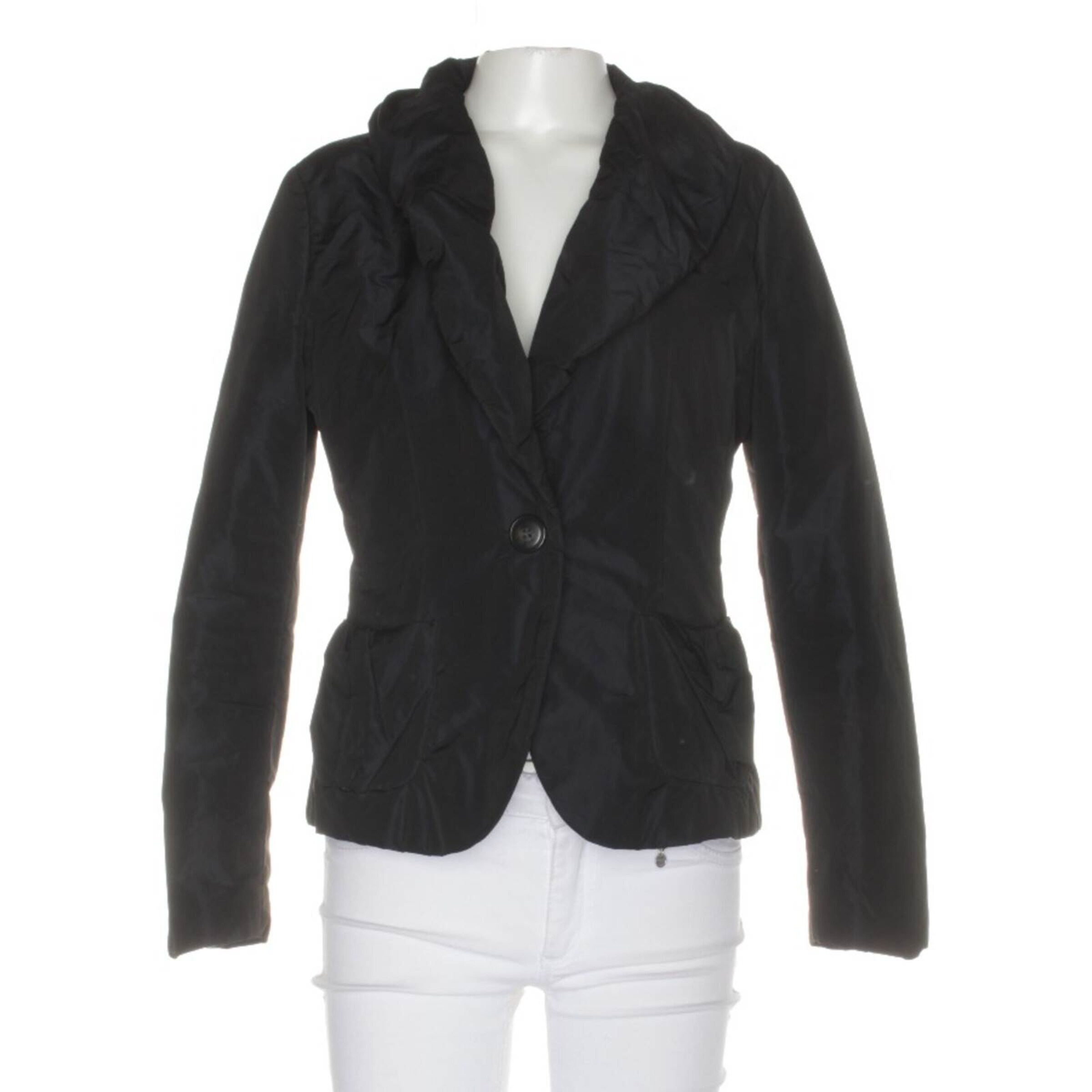 Peserico Jacket & Coat in M in Black: front