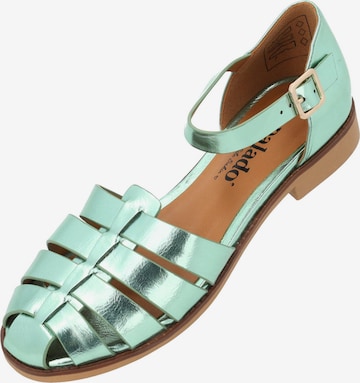 Palado by Sila Sahin Riemensandale in Blau: Vorderseite