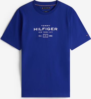 T-Shirt TOMMY HILFIGER en bleu : devant