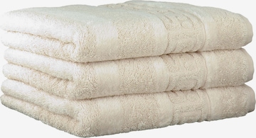 Serviette Cawö en blanc : devant