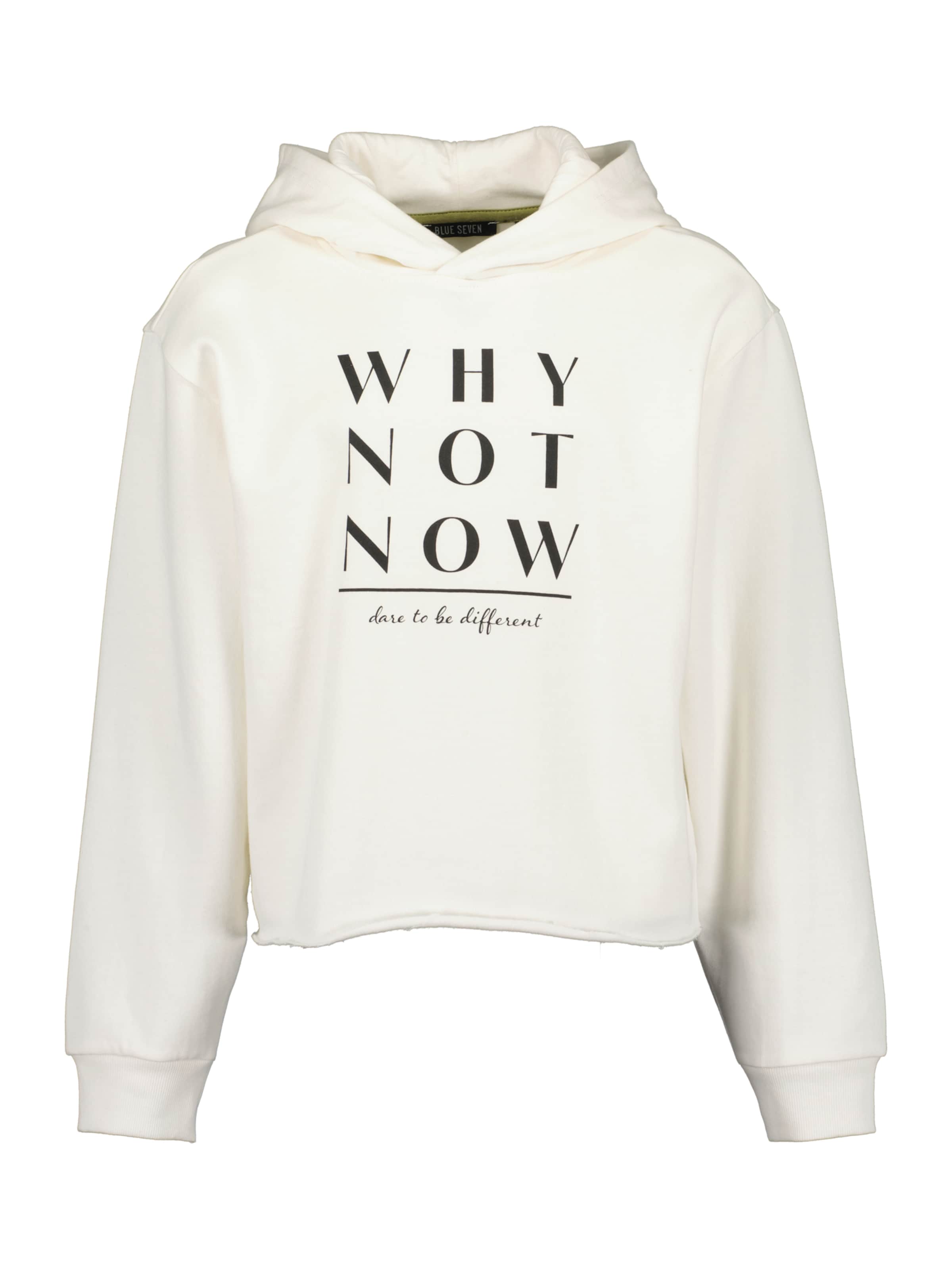 BLUE SEVEN - Sudadera en blanco: frente