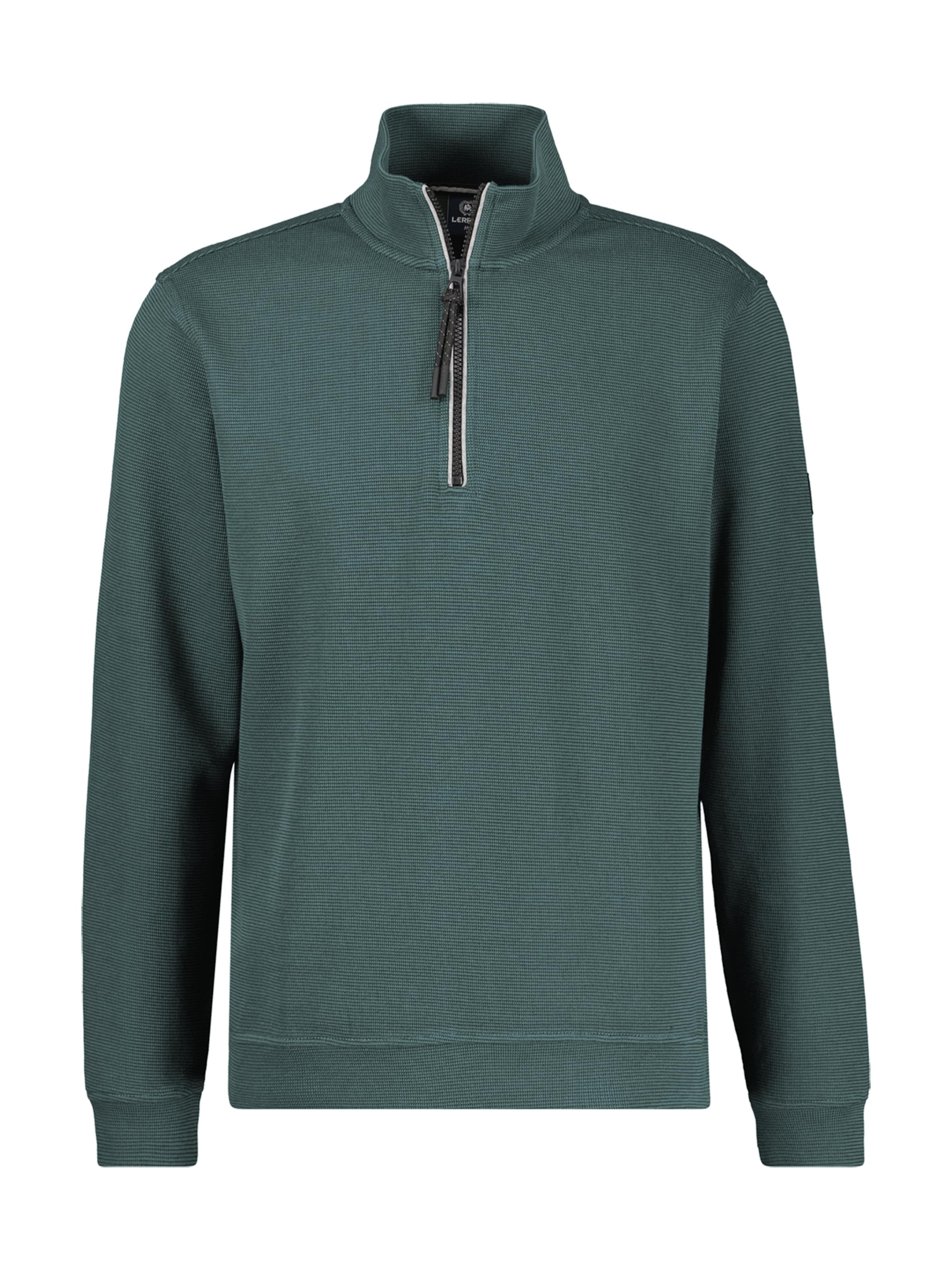 LERROS Sweatshirtktur in Grün: Vorderseite