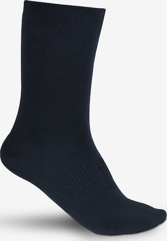 Chaussettes 'Merino Wol Sokken' Sukats en bleu : devant