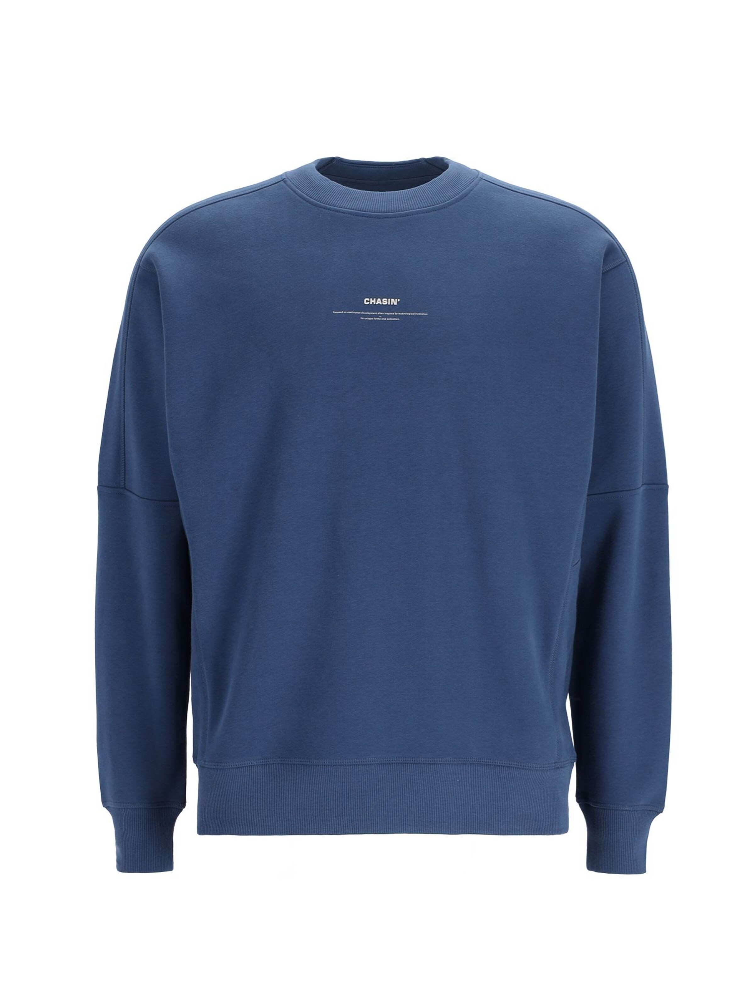 Sweat-shirt 'Regent Round' CHASIN' en bleu : devant