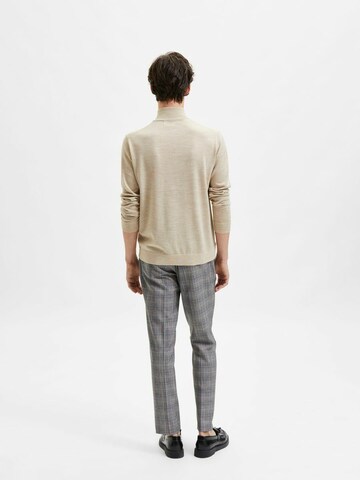 SELECTED HOMME Pullover in Beige