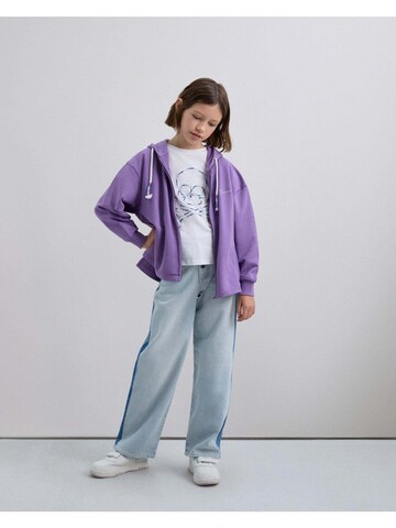 Scalpers Mikina 'Shinnyskull' – fialová: přední strana