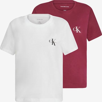 Calvin Klein Jeans Футболка в Красный: спереди