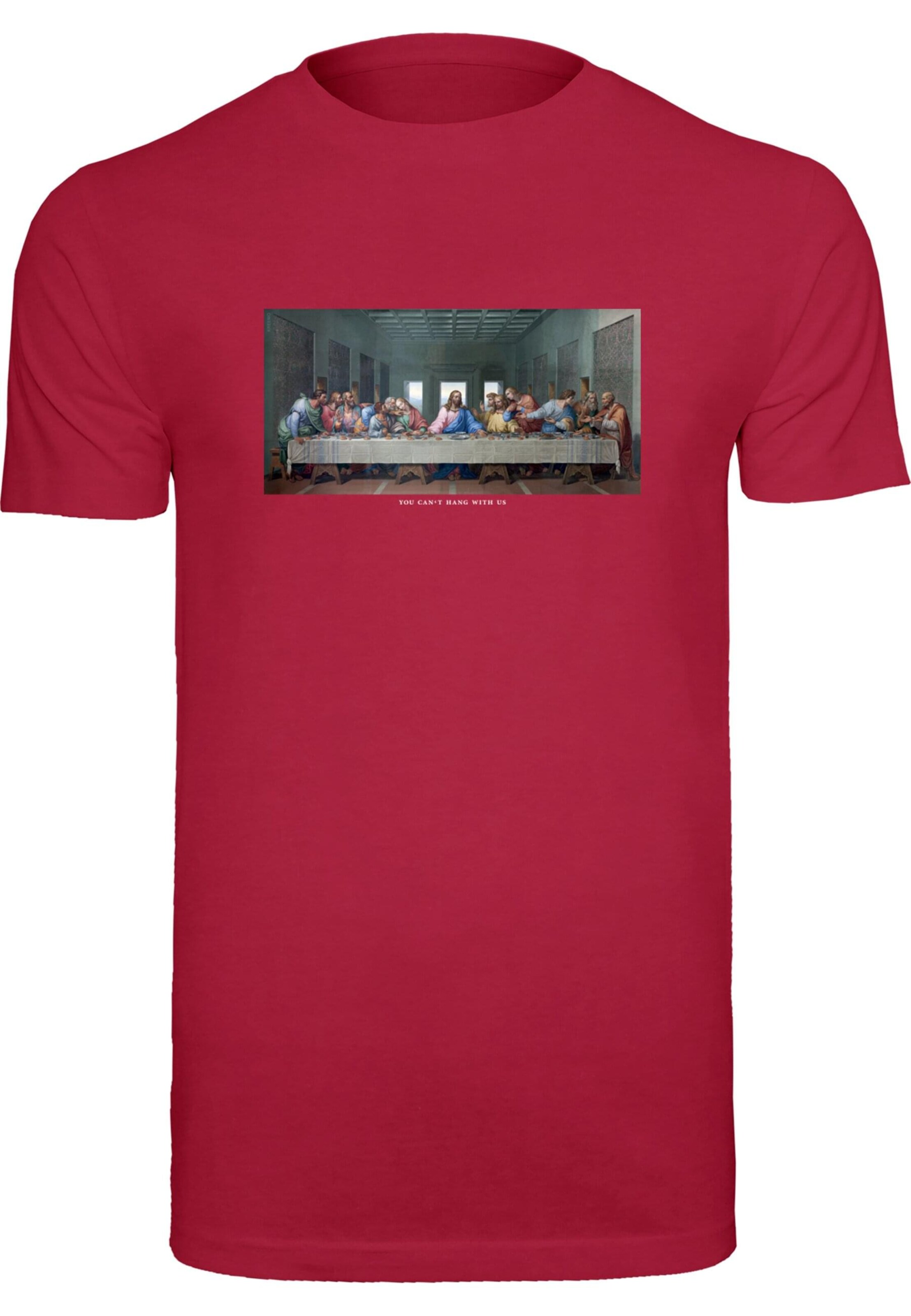 MT Men T-Shirt 'Can't Hang With Us' in Rot: Vorderseite