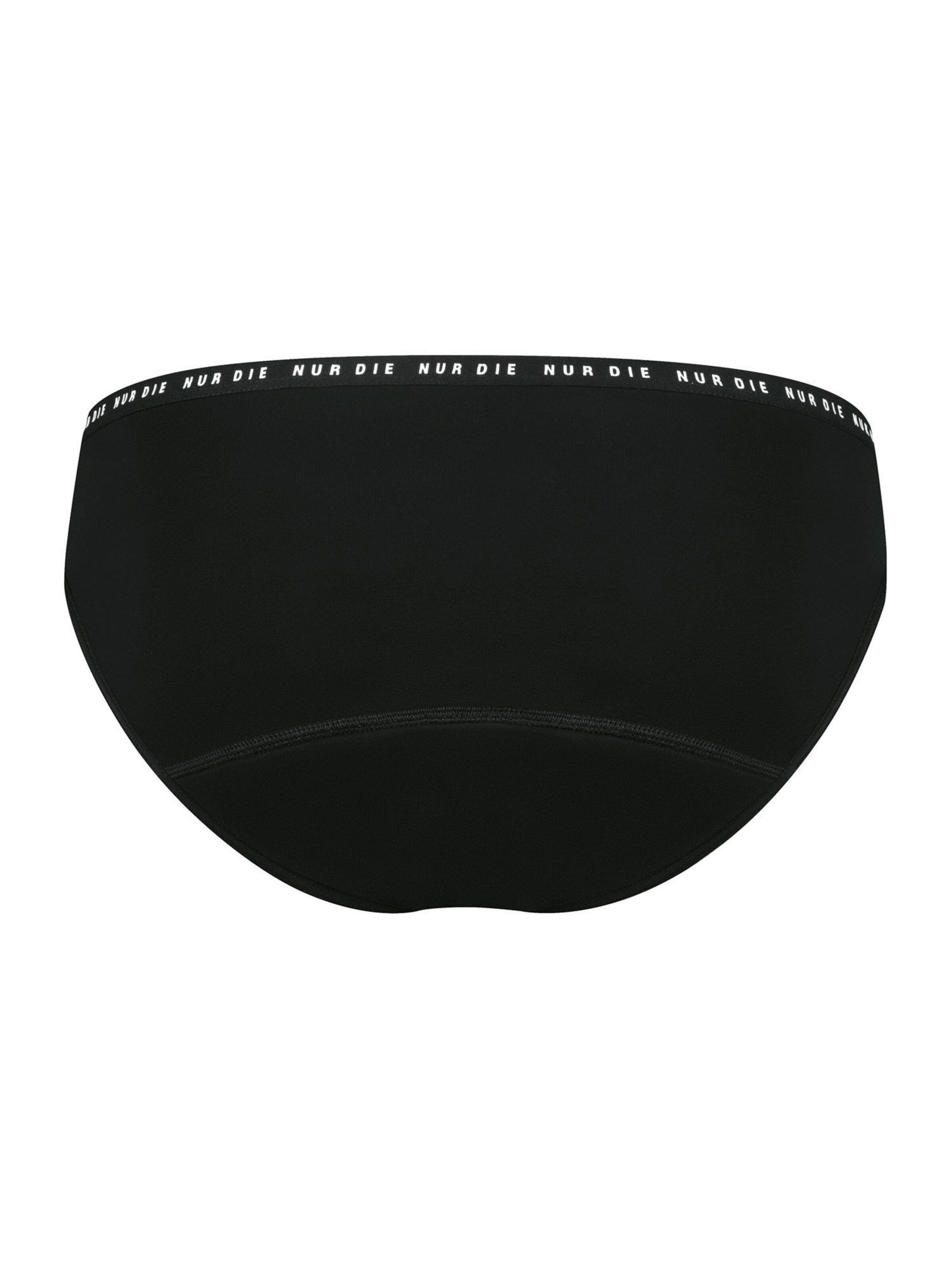 Nur Die Slip ' Alles Geregelt Menstruations-Slip medium' in Zwart