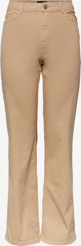 PIECES Bootcut Jeans 'Peggy' i beige: framsida