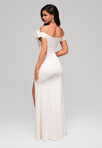 Ombre Avondjurk in Beige