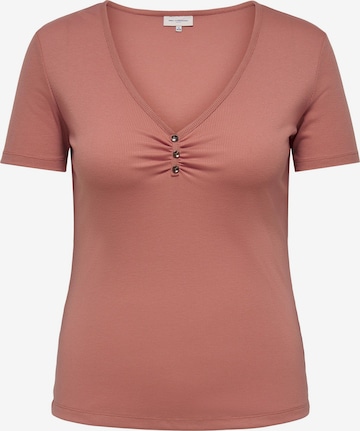 ONLY Carmakoma - Camiseta 'Tine' en rosa: frente