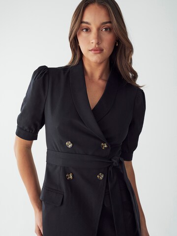 Willa - Vestido camisero 'ARIEL ' en negro