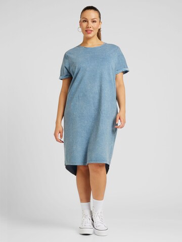 Robe 'KEYLEE' ONLY Carmakoma en bleu : devant